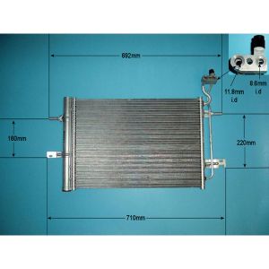 Condenser (AirCon Radiator) Vauxhall Meriva  A (03-09) 1.4 16v Petrol (Mar 2008 to Apr 2010)