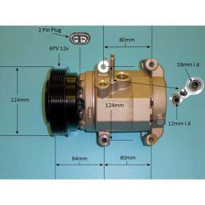 Compressor (AirCon Pump) Vauxhall Antara 2.0 CDTi Diesel Manual (Nov 2006 to 2023)