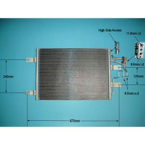 Condenser (AirCon Radiator) Vauxhall Meriva  A (03-09) 1.3 CDTi Diesel (Mar 2008 to Jun 2010)
