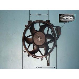 Condenser Cooling Fan Vauxhall Combo C 1.3 CDTi Diesel (Sep 2004 to Feb 2012)