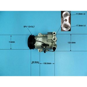 Compressor (AirCon Pump) Vauxhall Astra J MK6 1.4 Turbo Petrol Automatic (Jan 2012 to Dec 2012)