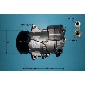 Compressor (AirCon Pump) Vauxhall Astra J GTC 2.0 VXR Petrol Automatic (Apr 2012 to 2023)