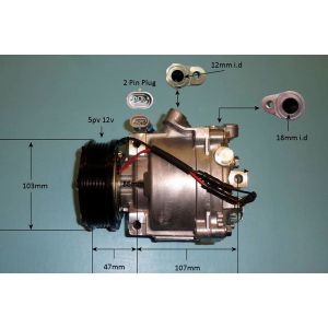 Compressor (AirCon Pump) Vauxhall Adam 1.2 Petrol (Oct 2012 to 2021)