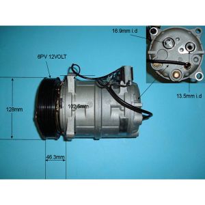 Compressor (AirCon Pump) Volvo 850 2.5 TDi Diesel (Aug 1994 to Dec 1996)