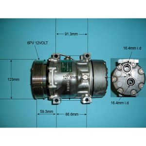 Compressor (AirCon Pump) Volvo S40 1.9 TD Diesel Manual (Dec 1996 to Dec 1999)