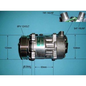 Compressor (AirCon Pump) Volvo 960 3.0 24v Petrol (Sep 1992 to 1993)