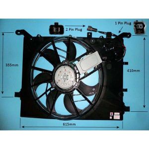 Condenser Cooling Fan Volvo S80 MK1 2.4 TD Diesel (Aug 2001 to 2023)