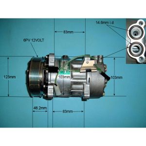 Compressor (AirCon Pump) Volvo 960 3.0 Petrol (Dec 1993 to Dec 1996)