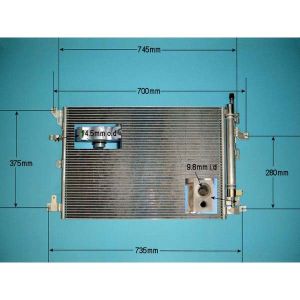 Condenser (AirCon Radiator) Volvo XC 90 MK1 (02-) 2.4 D5 Diesel (Apr 2009 to Sep 2014)