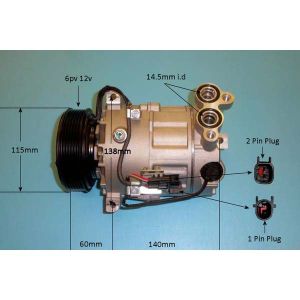 Compressor (AirCon Pump) Volvo S80 MK2 4.4 V8 Petrol (Mar 2006 to 2023)