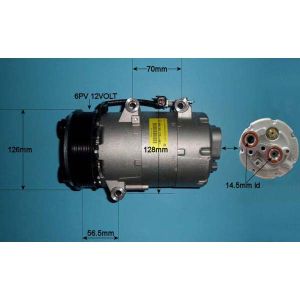 Compressor (AirCon Pump) Volvo C30 2.0 D 4CYL Diesel (Nov 2007 to Dec 2012)