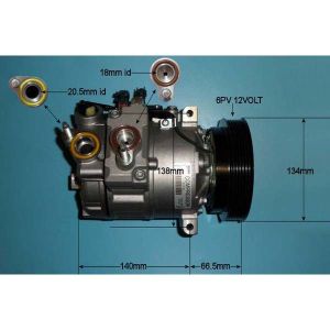 Compressor (AirCon Pump) Volvo S60 MK2 3.0 T6 Petrol (Apr 2010 to 2023)