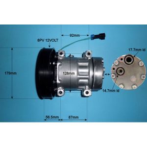 Compressor (AirCon Pump) Volvo Truck Truck FMX Diesel (Apr 2010 to Apr 2012)