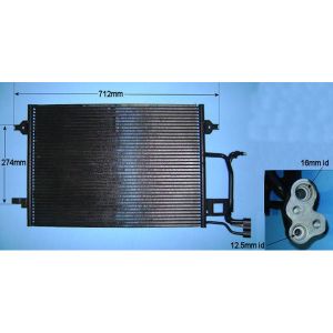 Condenser (AirCon Radiator) VW Passat 1996-2000 1.9 TDi AJM/ATJ Diesel (Aug 1998 to Nov 2000)