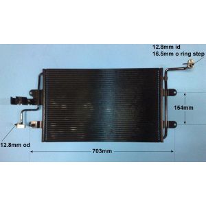 Condenser (AirCon Radiator) VW Bora 2.8 Petrol (Dec 1999 to May 2005)