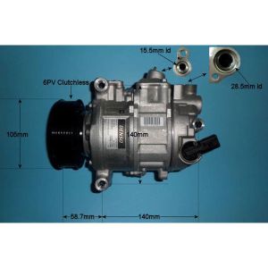 Compressor (AirCon Pump) VW Amorak 2.0 TDi Diesel (Mar 2012 to 2021)