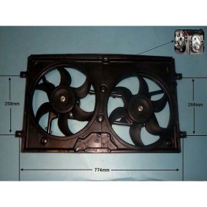Condenser Cooling Fan VW Transporter 2.5 TDi Diesel (Jun 2000 to Apr 2003)