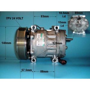 Compressor (AirCon Pump) Daf Truck 85 CF  Diesel (Jan 2001 to May 2013)