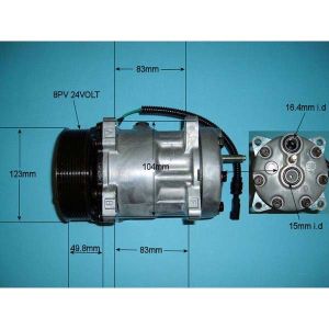 Compressor (AirCon Pump) Daf Truck XF XF 95 Diesel (Sep 2002 to Dec 2006)