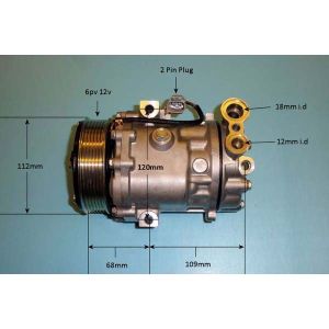 Compressor (AirCon Pump) Alfa Romeo Mito 1.3 JTDM Diesel (Mar 2016 to Oct 2018)