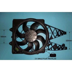 Radiator Cooling Fan Alfa Romeo Mito 1.3 JTDM Diesel (Mar 2016 to Oct 2018)