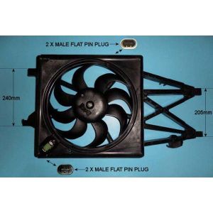 Radiator Cooling Fan Alfa Romeo Giulietta 1.4 TB Petrol (Mar 2016 to Dec 2020)