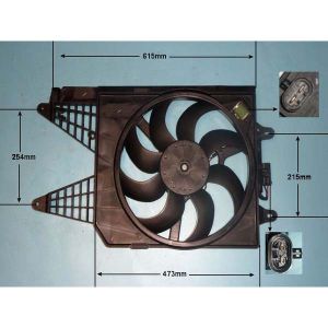 Radiator Cooling Fan Arbarth 500 / 500c 1.4 Petrol (Aug 2008 to Sep 2011)