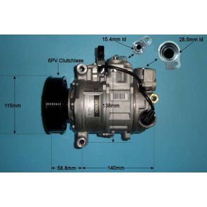Compressor (AirCon Pump) Audi A6 3.0 TDi CLAB Diesel (Nov 2010 to Apr 2015)