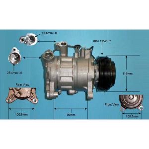 Compressor (AirCon Pump) BMW 1 Series 116 2.0 D (F20/F21) Diesel (Dec 2010 to 2023)