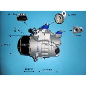 Compressor (AirCon Pump) BMW 740/745 3.0 N54 (F01/F02/F03/F04) Petrol (Sep 2008 to Jun 2012)