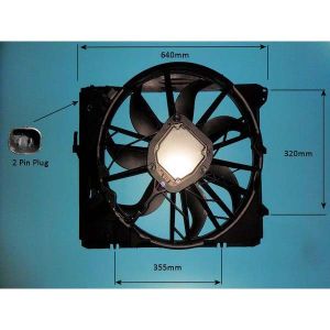 Condenser Cooling Fan BMW 320 2.0 N46 (E92) Petrol (Jun 2007 to Dec 2013)