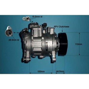 Compressor (AirCon Pump) BMW 316 2.0 D N47 (E90) Diesel (Feb 2010 to Jul 2012)