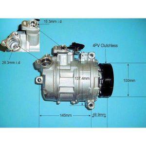 Compressor (AirCon Pump) BMW 335 3.0 D M57 (E90) Diesel (Jan 2006 to Dec 2011)