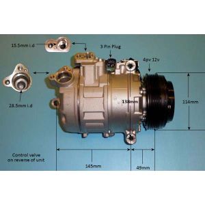 Compressor (AirCon Pump) BMW 335 3.0 D M57 (E90) Diesel (Jan 2006 to Dec 2011)