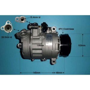 Compressor (AirCon Pump) BMW 525 3.0 D xDrive (E60) Diesel (Jan 2007 to Dec 2009)