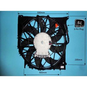 Condenser Cooling Fan BMW 1 Series 123 2.0 D (E87/E81) Diesel (Oct 2007 to Sep 2012)