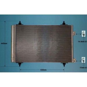 Condenser (AirCon Radiator) Citroen C4 1.6 HDi Diesel (Nov 2004 to Mar 2007)