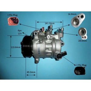 Compressor (AirCon Pump) Cupra Ateca 2.0 Petrol (May 2020 to 2023)