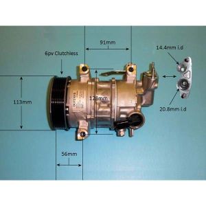 Compressor (AirCon Pump) DS DS3 1.6 HDi Diesel (Apr 2015 to Nov 2016)