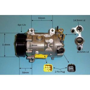 Compressor (AirCon Pump) DS DS5 2.0 hybrid Diesel (Apr 2015 to Sep 2016)