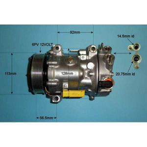 Compressor (AirCon Pump) DS DS5 2.0 BlueHDi Diesel (Apr 2015 to Sep 2016)