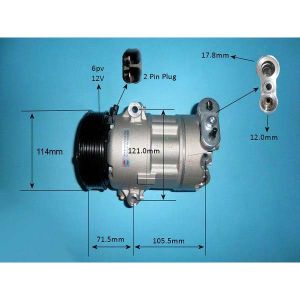 Compressor (AirCon Pump) Fiat 500 L 1.3 D Multijet Diesel (Sep 2012 to 2023)