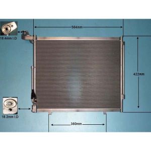 Condenser (AirCon Radiator) Ford EcoSport 1.0 EcoBoost Petrol Automatic (Oct 2013 to Mar 2016)