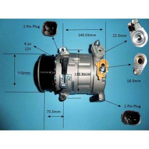 Compressor (AirCon Pump) Ford Transit V363 13- 2.0 EcoBlue AWD Diesel Automatic (Jan 2017 to 2023)