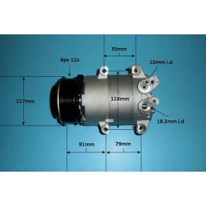 Compressor (AirCon Pump) Ford B-Max 1.4 LPG Petrol (Aug 2016 to 2023)