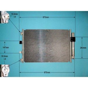 Condenser (AirCon Radiator) Ford Focus 3 1.0 EcoBoost Petrol Manual (Feb 2012 to Oct 2014)