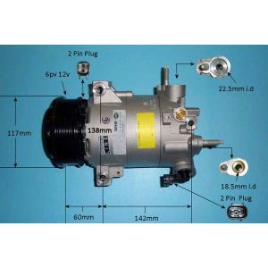 Compressor (AirCon Pump) Ford B-Max 1.0 EcoBoost Petrol (Feb 2016 to 2023)