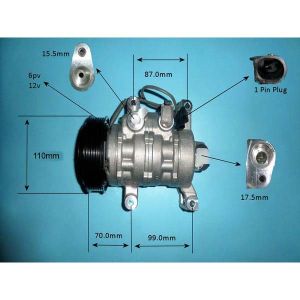 Compressor (AirCon Pump) Honda Hrv 1.5 V-TEC Petrol (Apr 2019 to 2023)