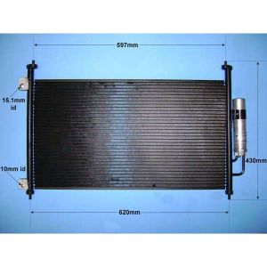 Condenser (AirCon Radiator) Honda Civic Hatchback (05-11) 1.3 Petrol (Oct 2008 to 2023)