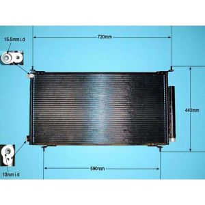 Condenser (AirCon Radiator) Honda CRV 2.0 Petrol (Jan 2005 to Mar 2007)